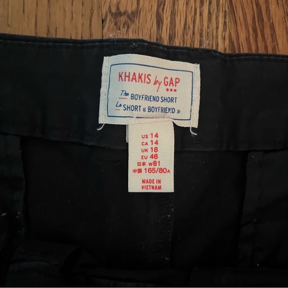 GAP The Boyfriend Short black size 14 - Picture 2 of 3